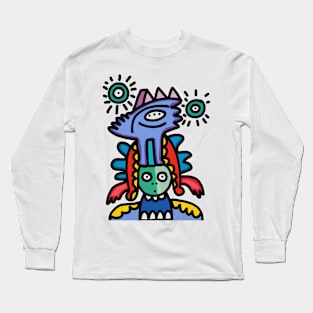 Totem Graffiti Street Art Long Sleeve T-Shirt